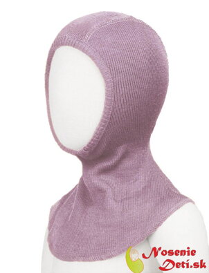 Merino vlnená kukla pre deti Manymonths Vintage Pink