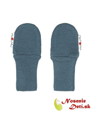 Detské rukavice merino bez palca Manymonths Cosmos Blue