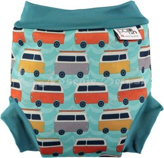 Dojčenské detské plavky Campervan Green