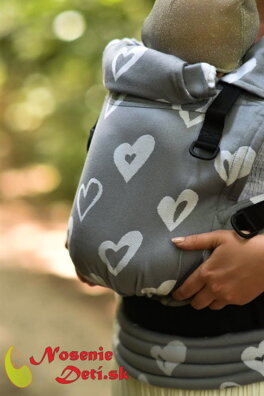 Ergonomický nosič na nosenie detí Rischino Flexible Hearts