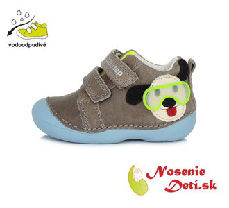 Barefoot alternatíva chlapčenské prechodné topánky DD Step Šedomodré Havko 015-412B