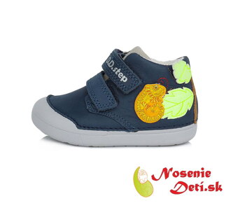Barefoot alternatíva chlapčenské prechodné topánky DD Step Tmavomodré chameleón 066-933A