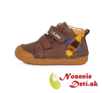 Chlapčenské prechodné topánky DD Step Hnedé Raketa 066-311B