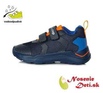 Detská športová obuv chlapčenské tenisky Tmavomodré F61-512