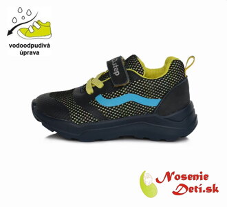 Chlapčenské ultraľahké vodeodolné tenisky Tmavomodré F61-626A