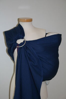 Ring Sling Storchenwiege - Leo modrý