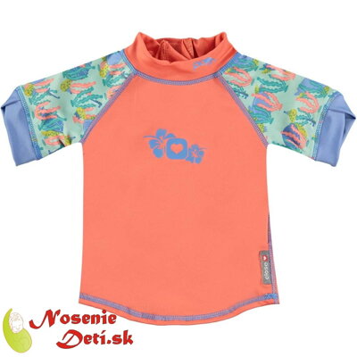 Detské tričko s UV filtrom 50 Pop In Turtle