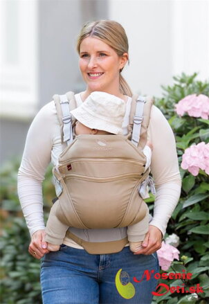 Manduca XT Monochrome Nougat detský rastúci ergonomický nosič