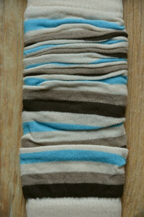 Návleky Design Socks - Smotanovomodrá