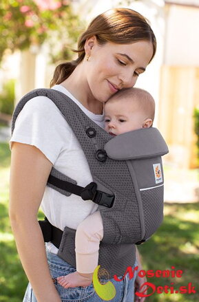 Ergobaby Adapt detský nosič SoftFlex Mesh Graphite Grey