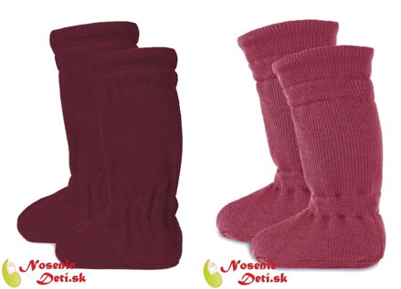 Merino vlnené vysoké botičky pre deti Manymonths Winter Earth Red