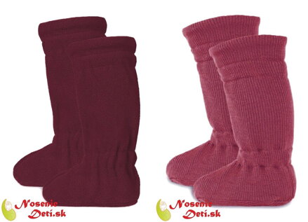 Merino vlnené vysoké botičky pre deti Manymonths Winter Earth Red