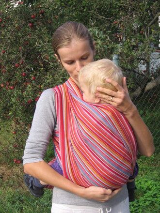 Šatka na nosenie detí Storchenwiege Lilly