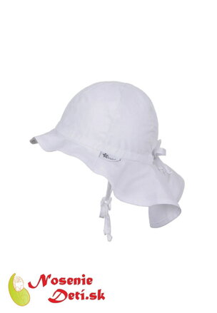 Detský letný klobúčik s UV filtrom 50+ Sterntaler Biely