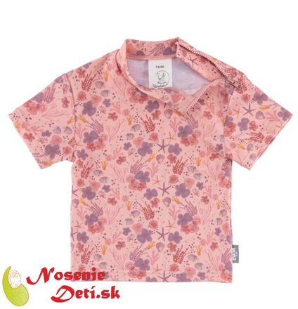 Detské tričko s UV filtrom 50+ Sterntaler Coral Morské dno