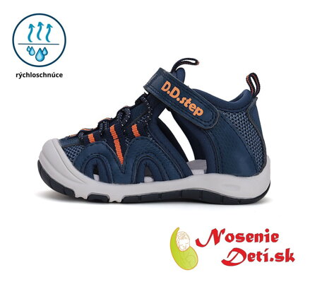 Chlapčenské detské športové sandále D. D. Step 065-51831 Royal Blue