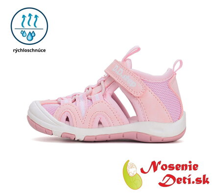 Detské dievčenské športové sandále D. D. Step 065-51831E Baby Pink