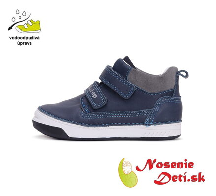 Chlapčenská prechodná kožená obuv D. D. Step topánky Royal Blue 040-42998