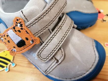 Barefoot chlapčenská prechodná obuv  DD Step topánky Šedé Gepard 073-41369A