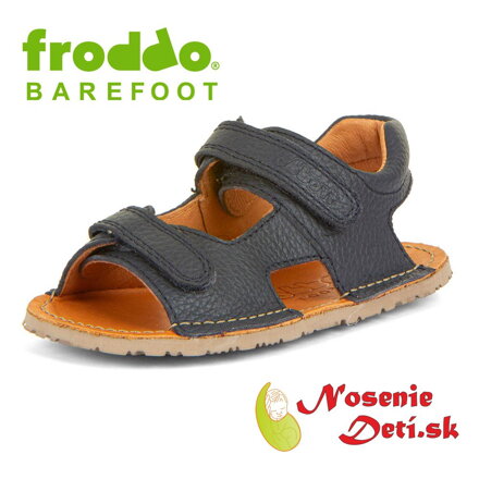 Froddo chlapčenské detské barefoot sandále Flexy Mini Dark Blue
