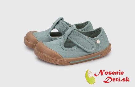 Detské letné barefoot plátenky Igor Caramelo Matcha Zelené