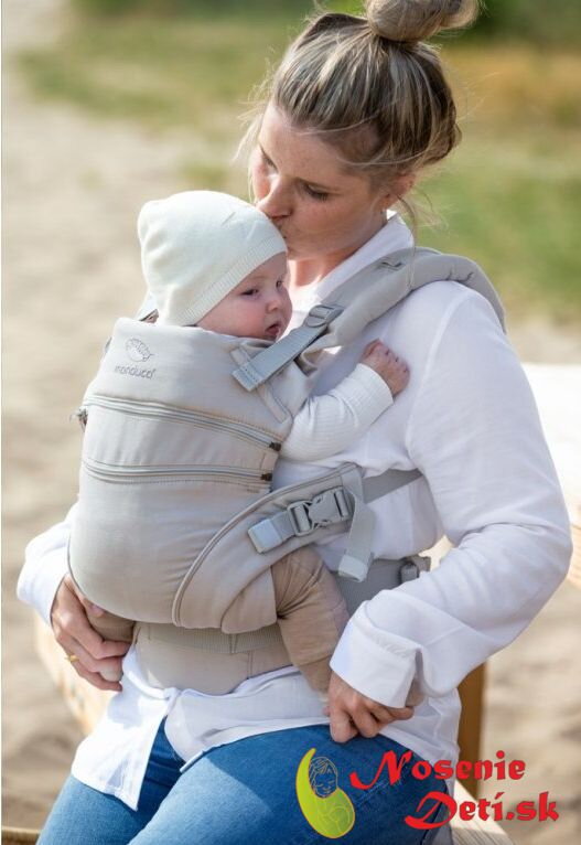 Manduca XT Monochrome Cloud detský rastúci ergonomický nosič