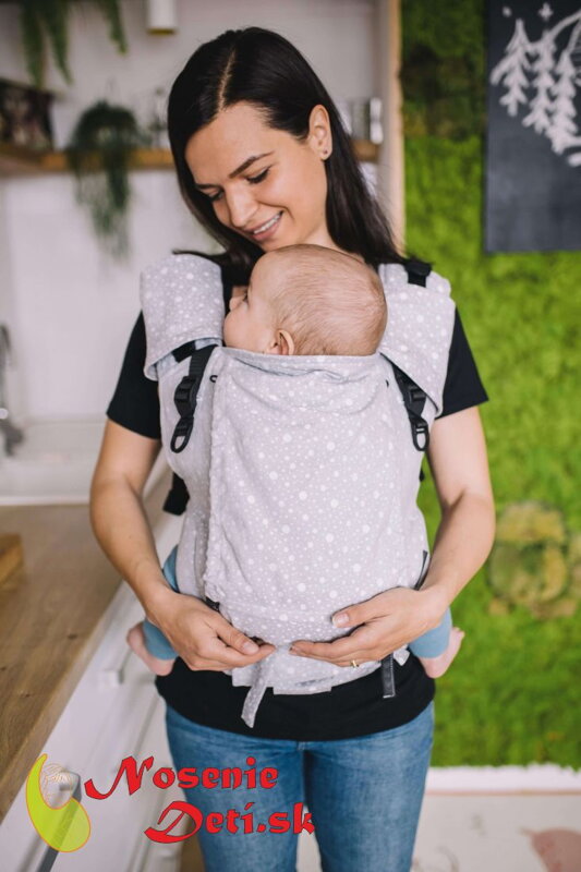 Detský ergonomický rastúci nosič Be Lenka 4ever Neo Dots Sivá Grey Detský ergonomický rastúci nosič Be Lenka 4ever Neo Dots Sivá Grey