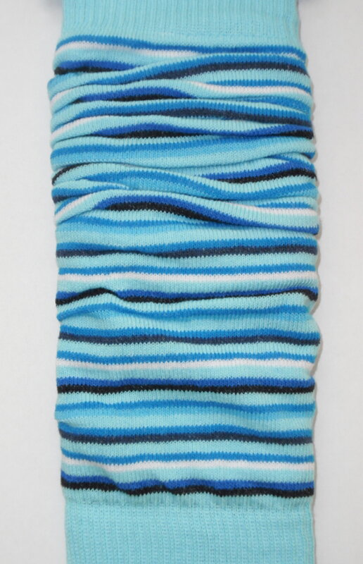 Návleky Design Socks - Bledomodrá tenký prúžok Návleky Design Socks - Bledomodrá tenký prúžok