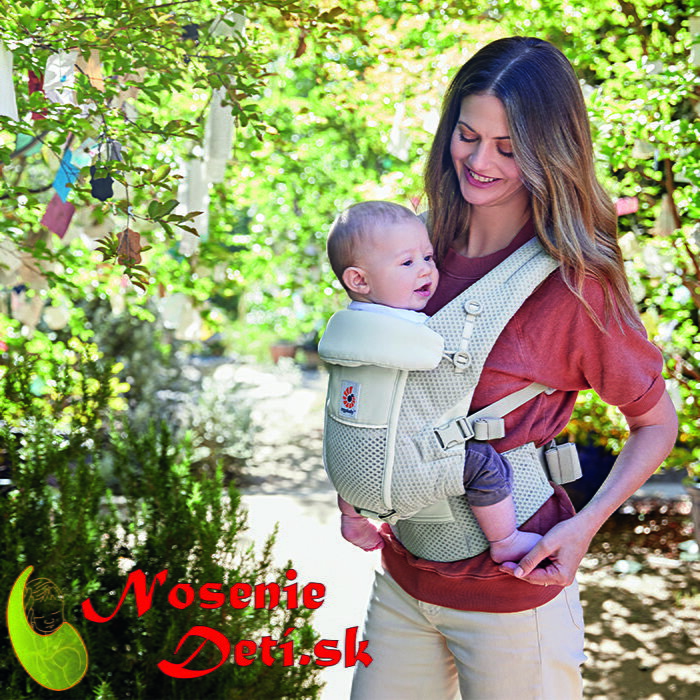 Ergobaby Adapt detský nosič SoftFlex Mesh Pearl Grey Ergobaby Adapt detský nosič SoftFlex Mesh Pearl Grey