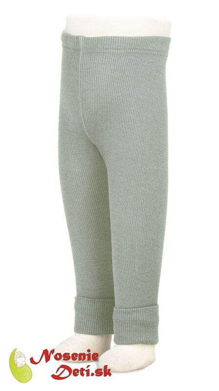 Manymonths legíny pre deti z merino vlny Silver Cloud Manymonths legíny pre deti z merino vlny Silver Cloud