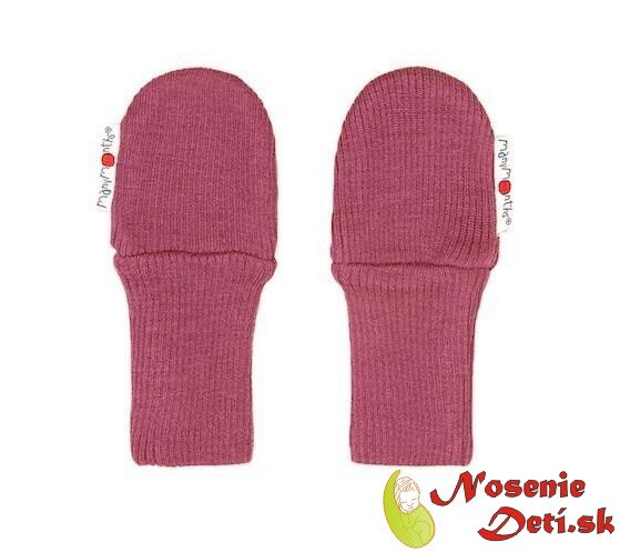 Detské rukavice merino bez palca Manymonths Frosted Berry Detské rukavice merino bez palca Manymonths Frosted Berry
