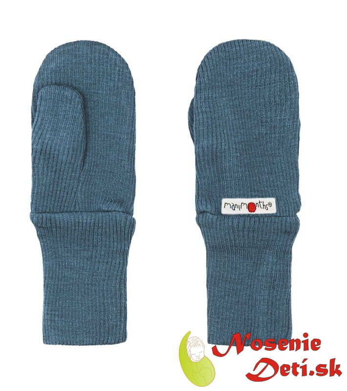 Detské rukavice merinovlna s palcom Manymonths Cosmos Blue Detské rukavice merinovlna s palcom Manymonths Cosmos Blue