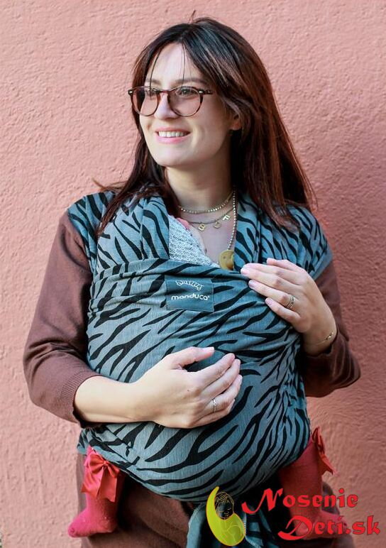 Manduca Sling elastická šatka na nosenie bábätka Zebra Manduca Sling elastická šatka na nosenie bábätka Zebra