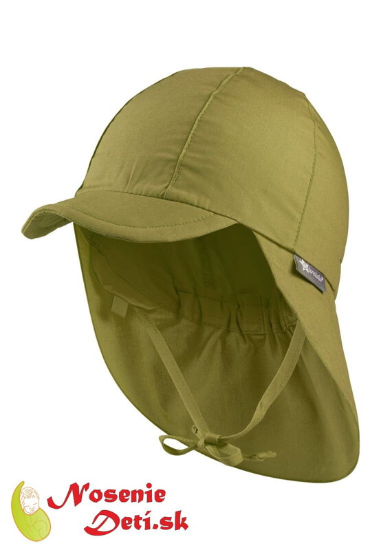 Detská letná šiltovka s UV filtrom 50+ Sterntaler Zelená Svetlá Khaki