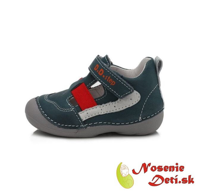 Chlapčenské sandále s uzavretou špičkou DD Step modré 015-202A Chlapčenské sandále s uzavretou špičkou DD Step modré 015-202A