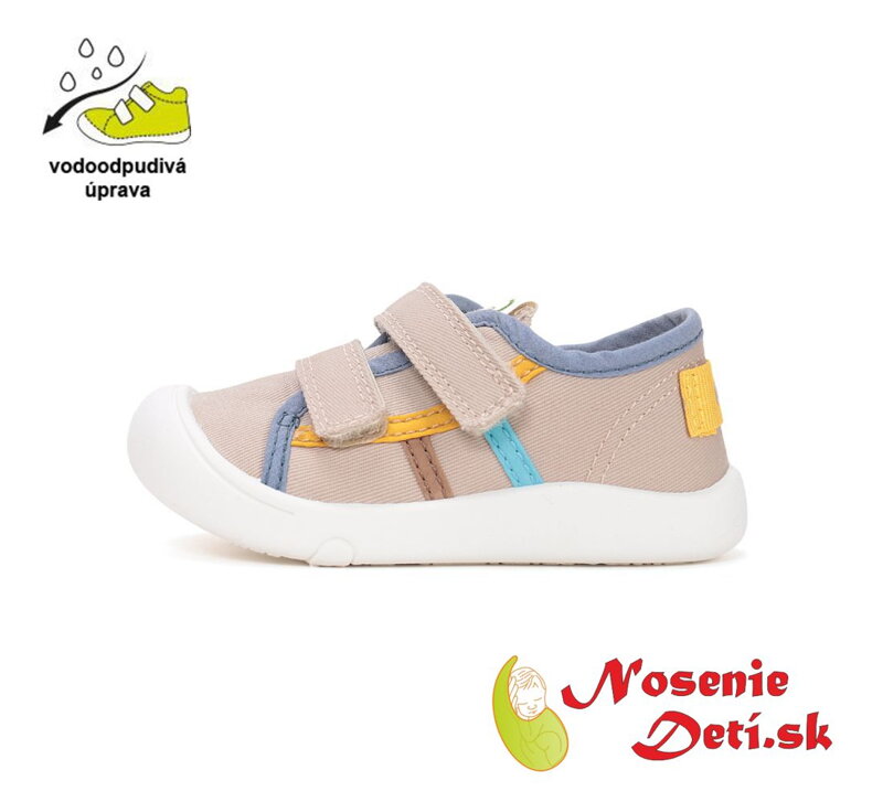 Detské letné plátenky D.D. Step C100-61143A Cream