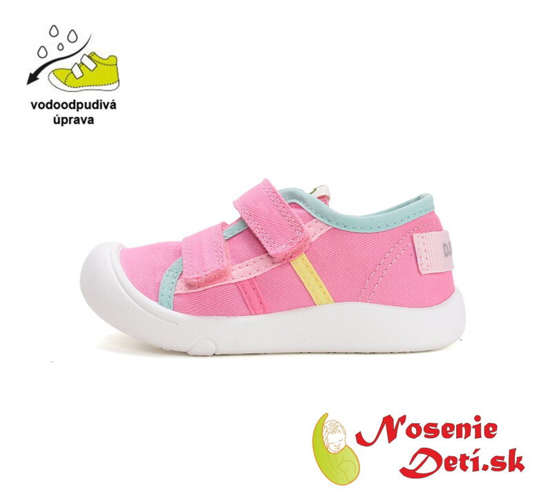 Dievčenské letné plátenky D.D. Step C100-61143F Hot Pink
