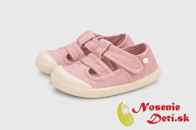 Detské letné barefoot plátenky sandálky Igor Berri Pink
