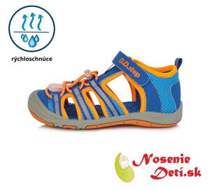 Chlapčenské detské športové sandále DD Step Modré JAC65-257B