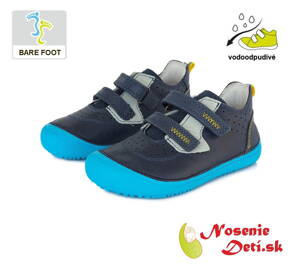 Barefoot topánky detské chlapčenské DD Step Tmavomodré 063-536