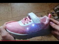Detské ultraľahké svietiace športové tenisky D.D. Step Daisy Pink Ružička F083-51289E