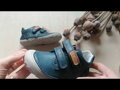 Chlapčenské barefoot kožené prechodné topánky D. D. Step Royal Blue 073-51761A