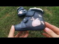 Dievčenské zimné topánky alternatíva barefoot DD Step Slivkové Labuť 015-341A