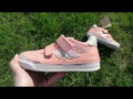Dievčenské kožené  prechodné  topánky D.D. Step Pink Marhuľové 040-51390B