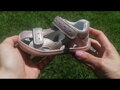 Dievčenské kožené barefoot sandále pevná päta Protetika Hana Pink