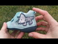 Barefoot alternatíva chlapčenské topánky DD Step Mint Sky Blue Triceratops 015-372B