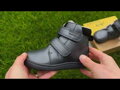 Dievčenské barefoot zimné membránové kožené topánky Protetika Tex Beka Black