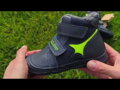 Detské chlapčenské zimné členkové topánky D.D. Step Royal Blue reflexné 082-52912