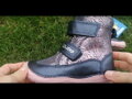 Dievčenské zimné vyššie topánky čižmy D.D. Step Metallic Pink 071-42895