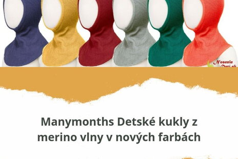 Detské merino kukly Manymonths